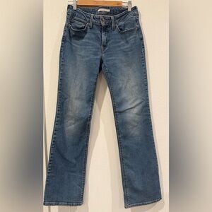 Levi’s super low bootcut Blue Denim Jeans